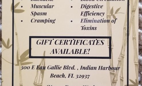 Bright chi massage 300 E Eau Gallie Blvd, Indian Harbour Beach Florida 32937