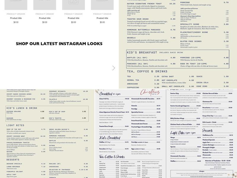 Alana Interiors Ltd Menu