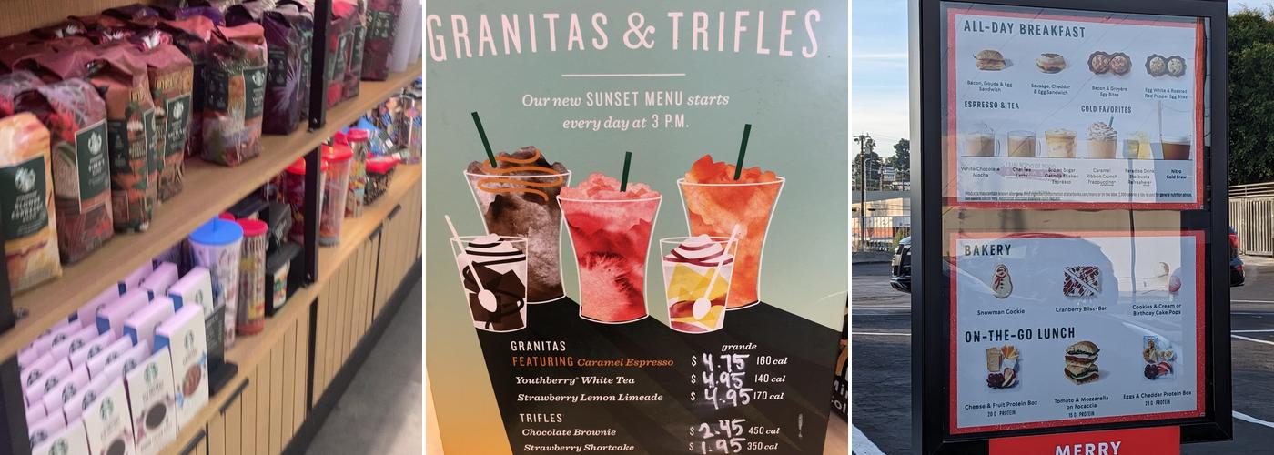 Starbucks Menu