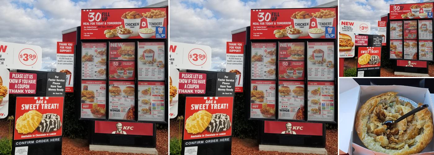 KFC Menu