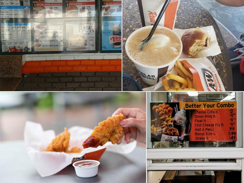 A&W Restaurant Menu