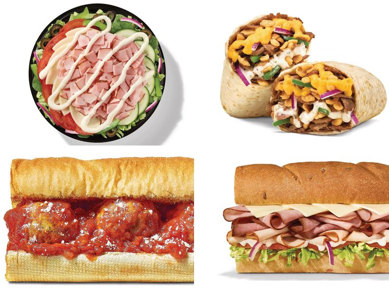 Subway Menu