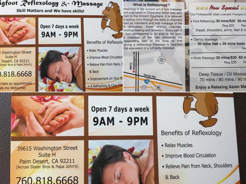 Bigfoot Reflexology Massage