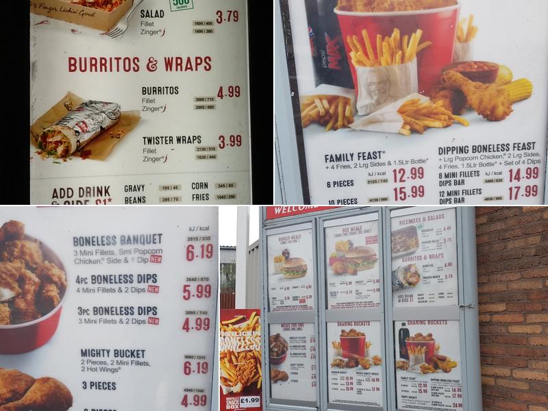 KFC Portadown - Bridge Street Menu