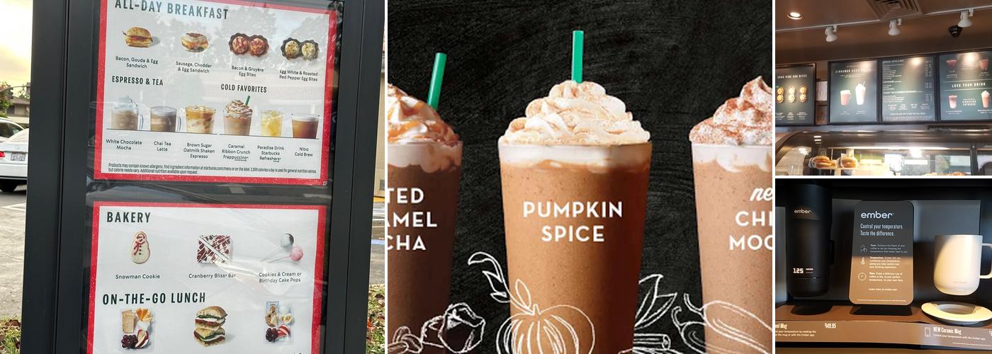 Starbucks Menu