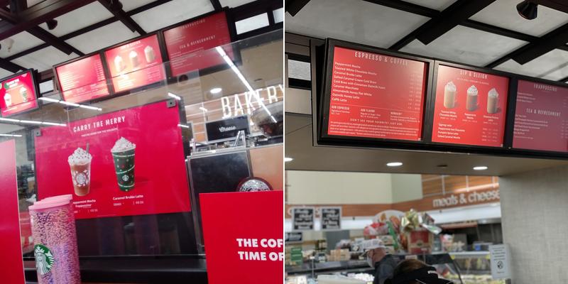 Starbucks Menu
