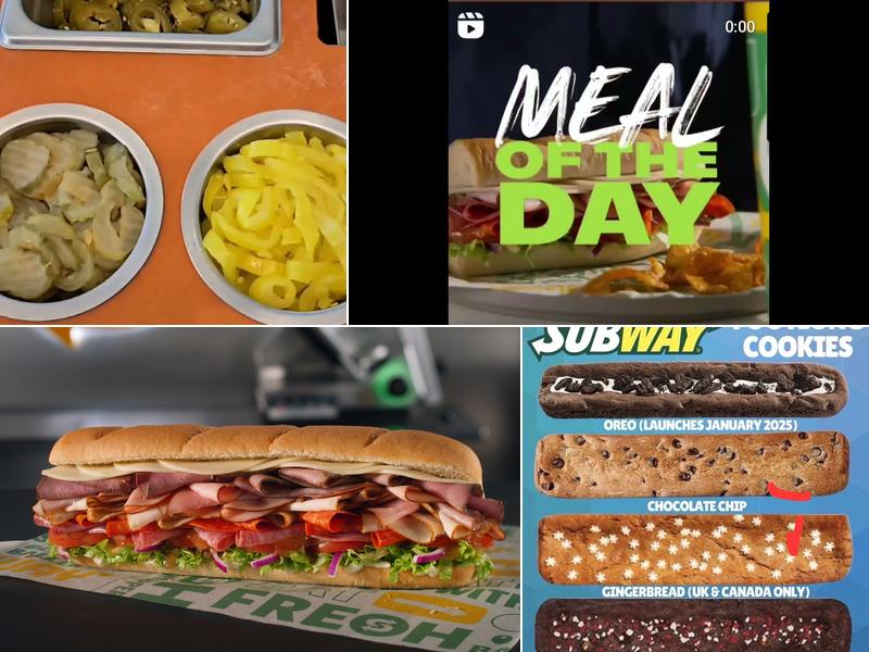 Subway Menu