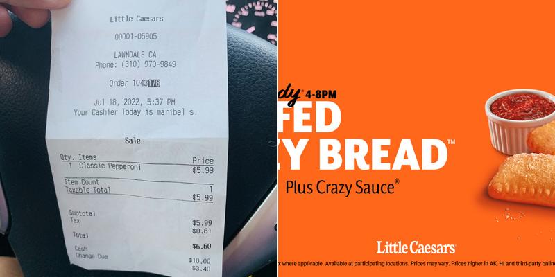 Little Caesars Pizza Menu