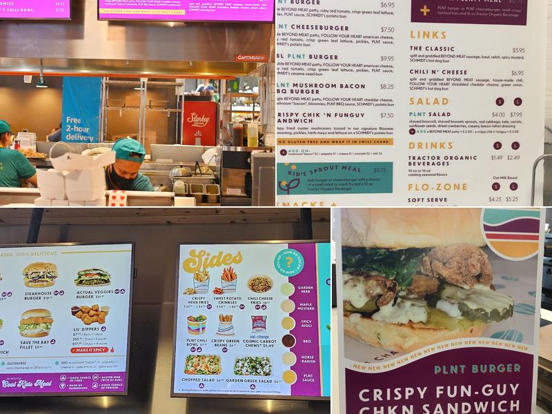 PLNT Burger Menu