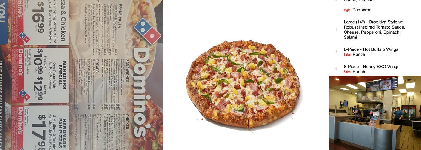 Domino's Pizza Menu