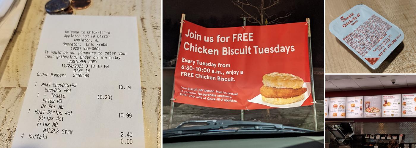 Chick-fil-A Menu