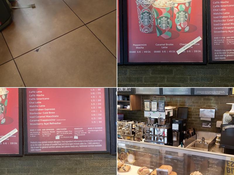 Starbucks Menu