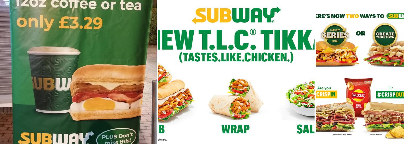 Subway Menu