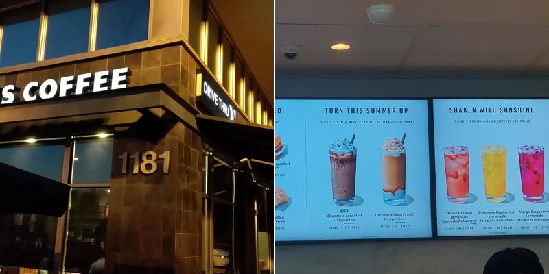 Starbucks Menu