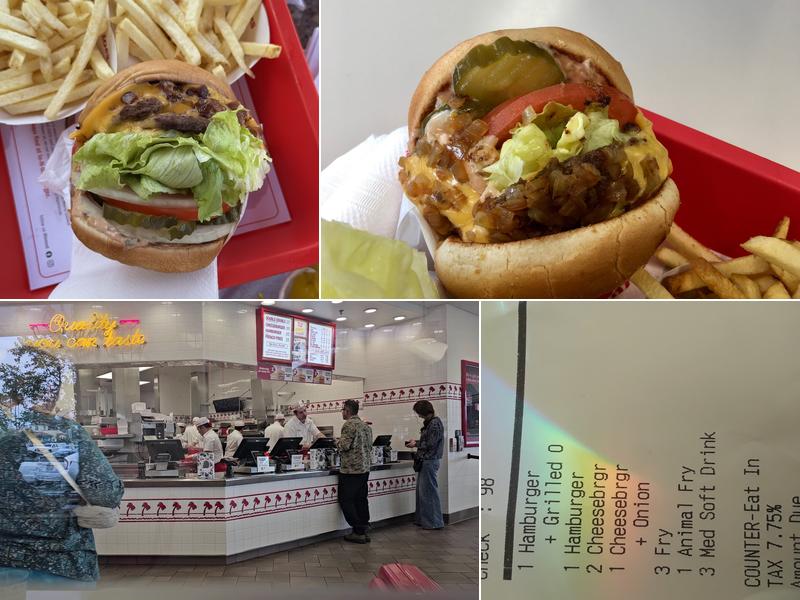 In-N-Out Burger Menu