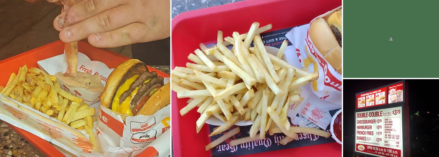 In-N-Out Burger Menu