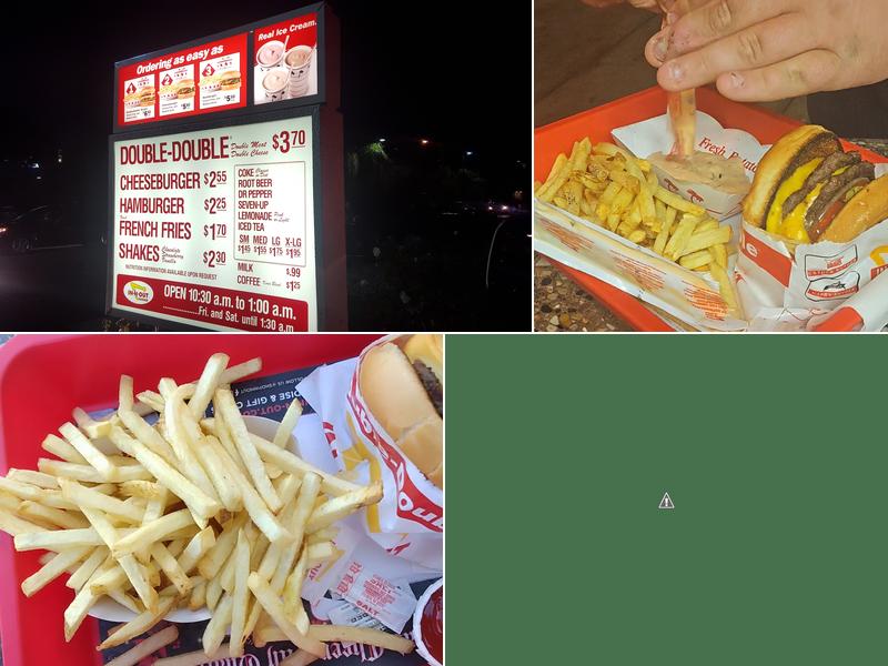 In-N-Out Burger Menu