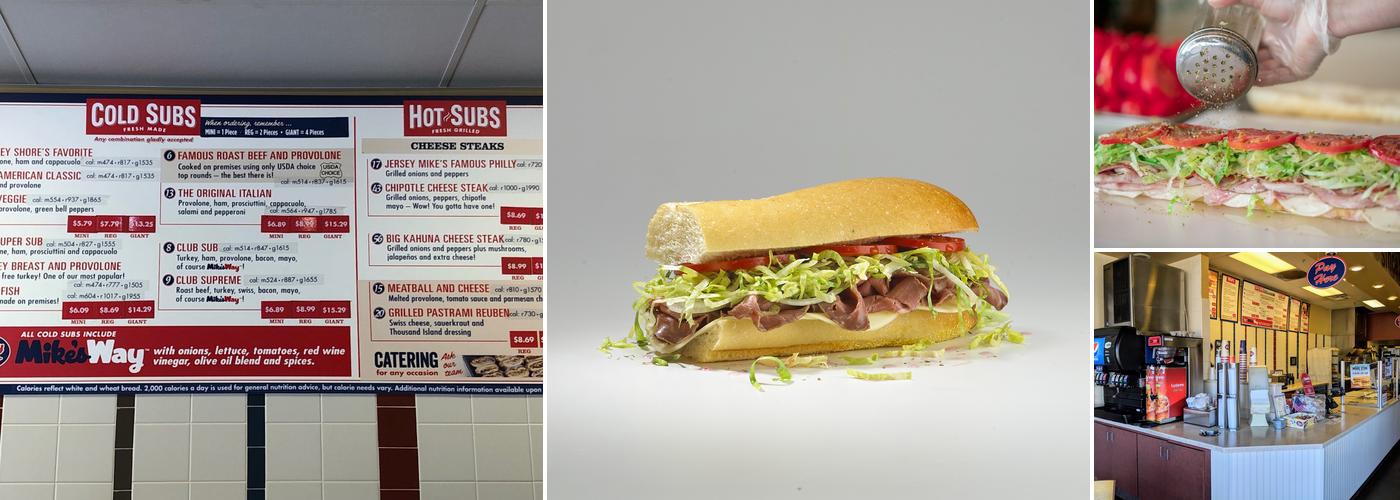Jersey Mike's Subs Menu