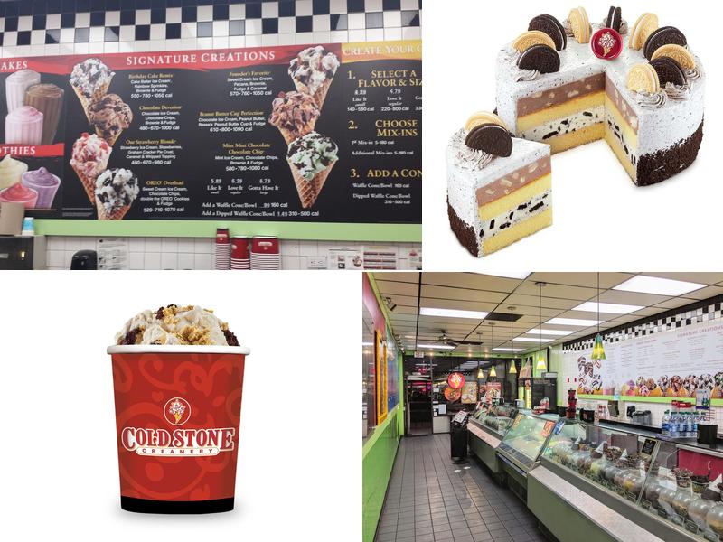 Cold Stone Creamery Menu