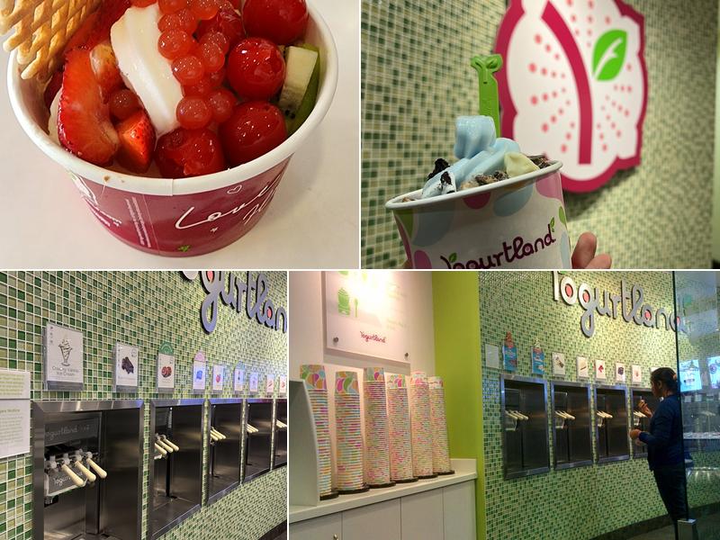 Yogurtland Menu