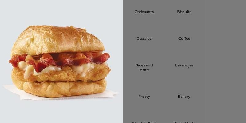 Wendy's Menu