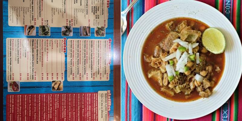 La Consentida Menu