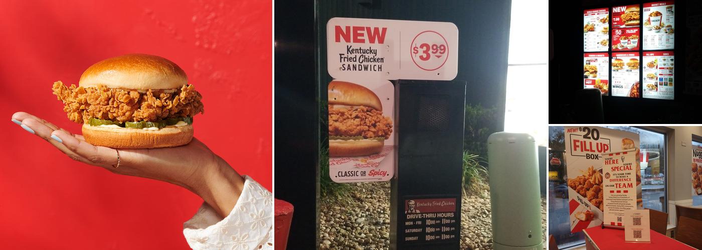 KFC Menu