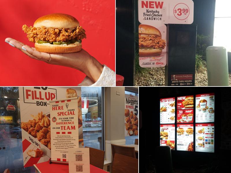 KFC Menu