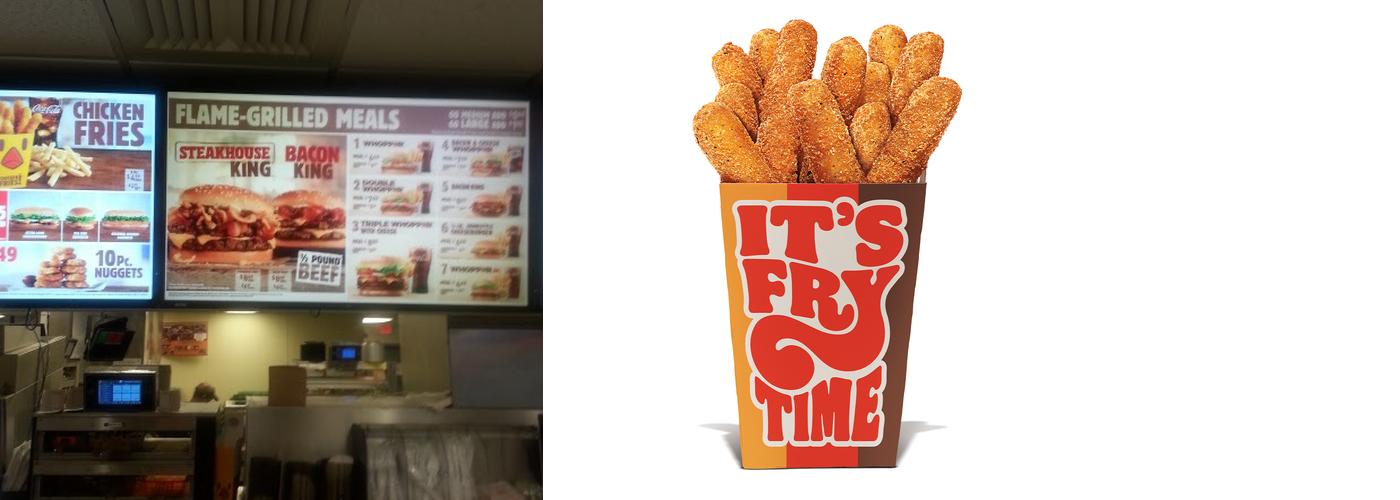 Burger King Menu