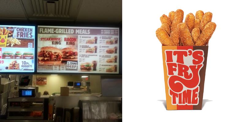 Burger King Menu
