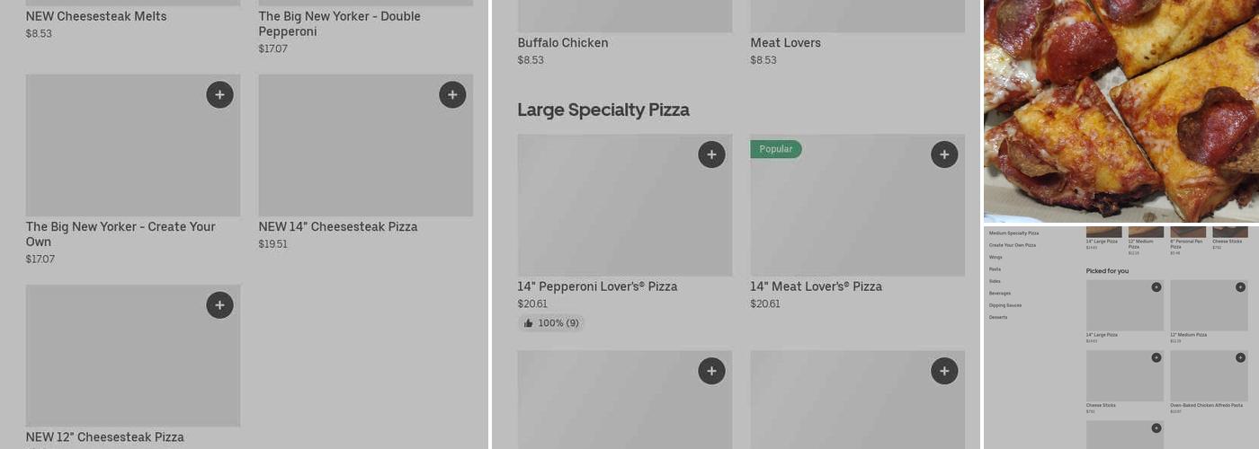 Pizza Hut Menu