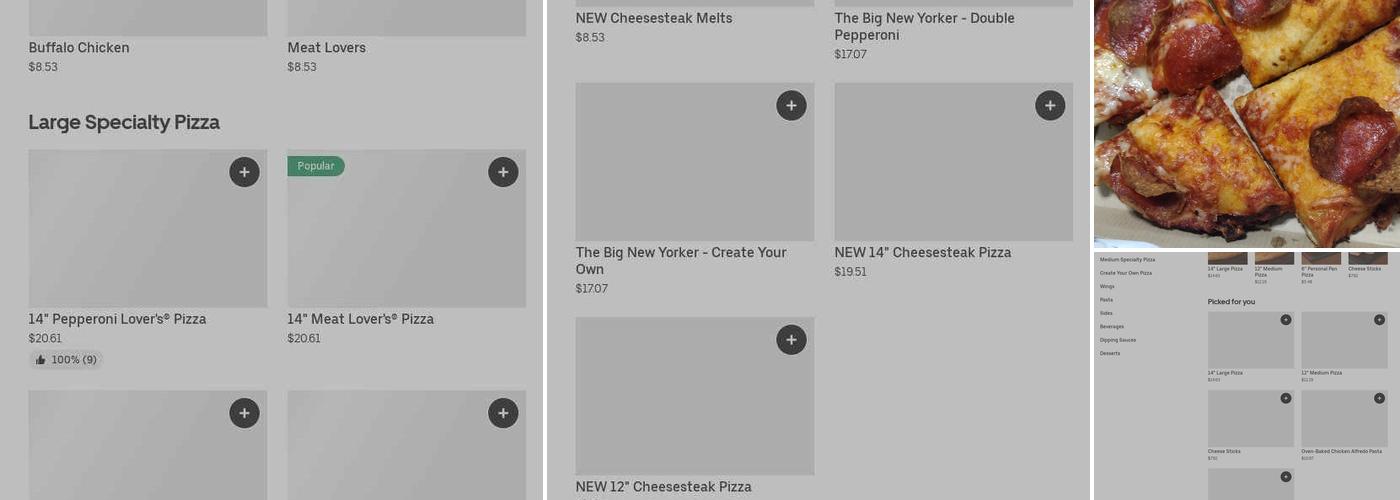 Pizza Hut Menu