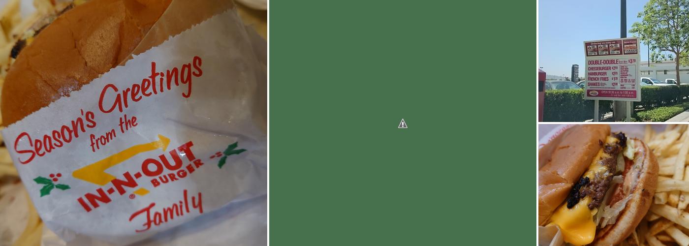 In-N-Out Burger Menu