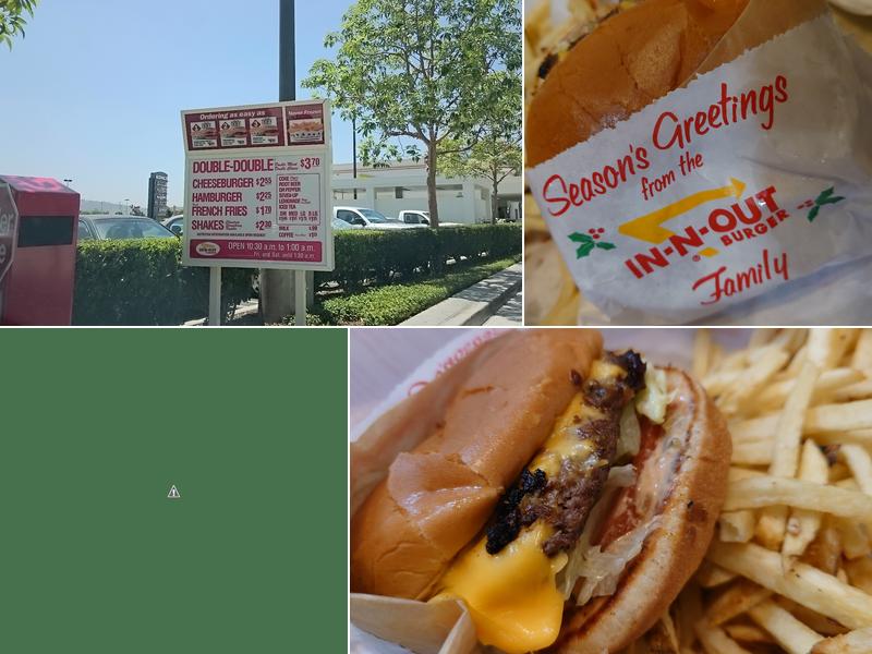 In-N-Out Burger Menu