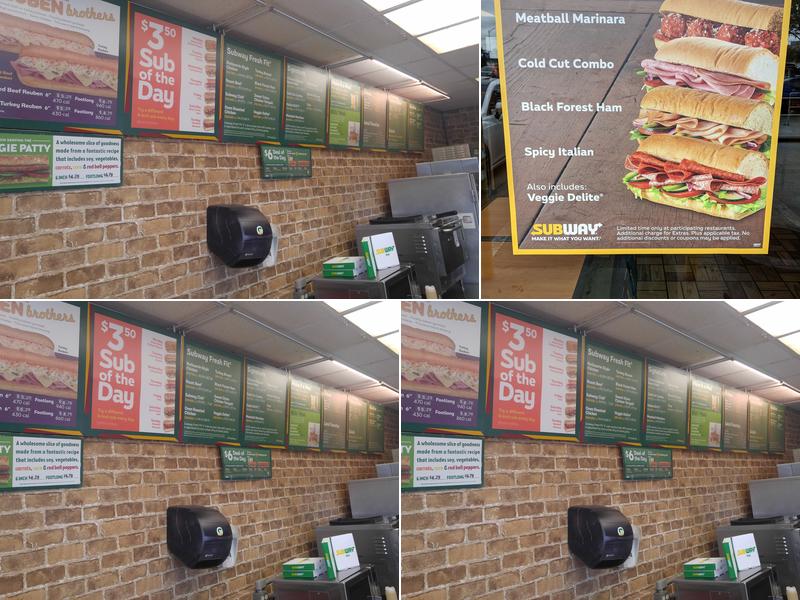 Subway Menu