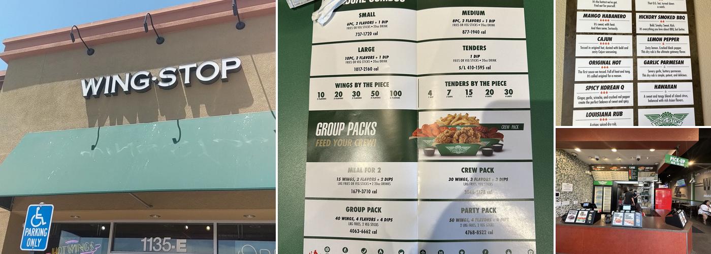 Wingstop Menu