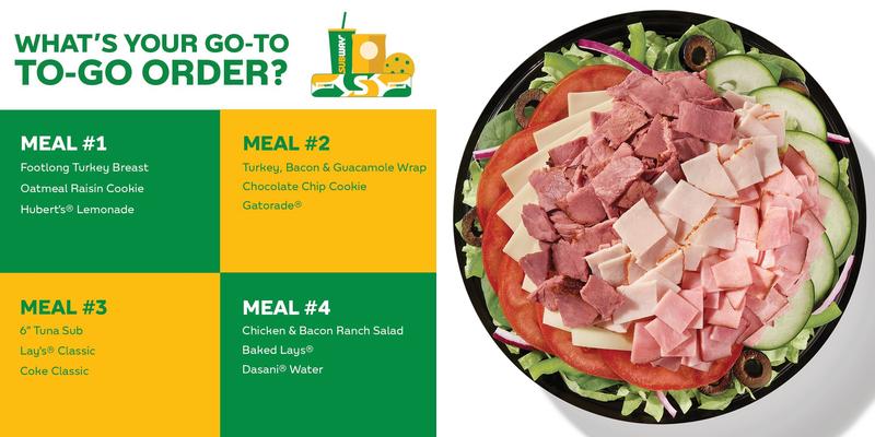 Subway Menu