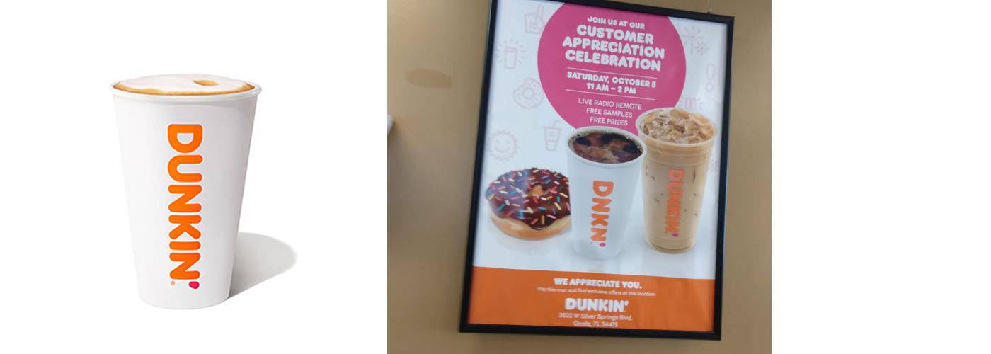 Dunkin' Menu
