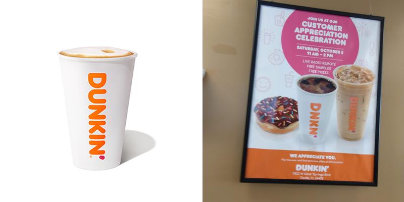 Dunkin' Menu