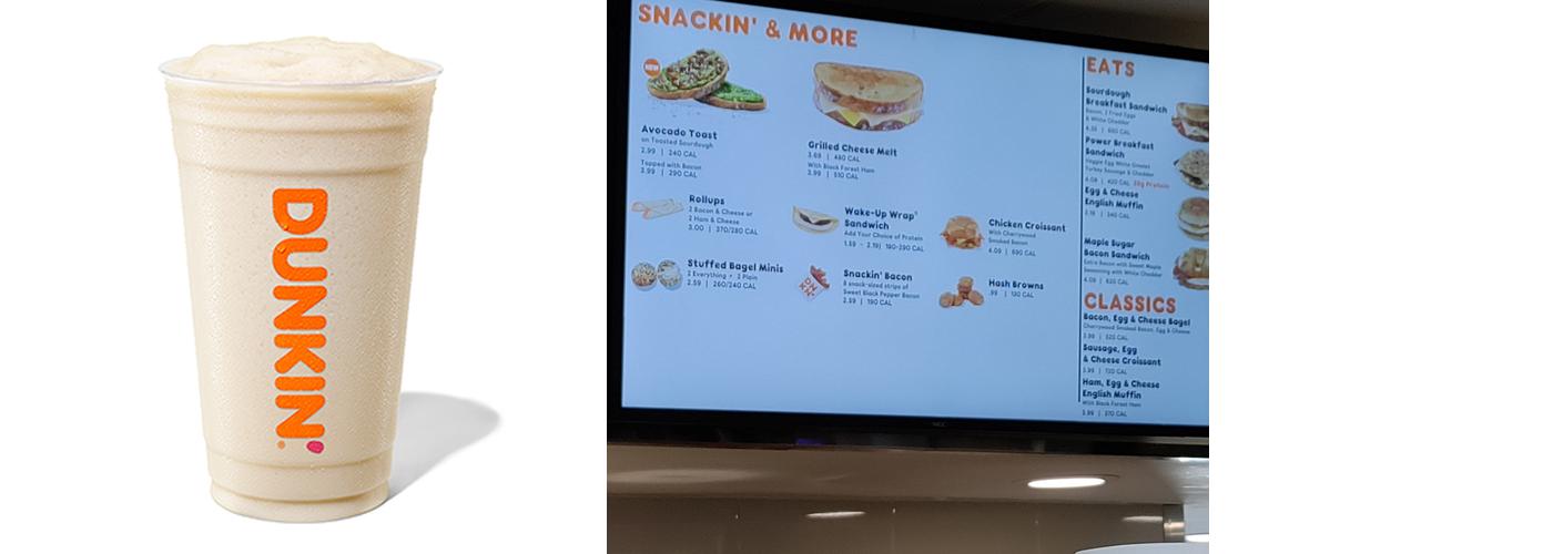 Dunkin' Menu