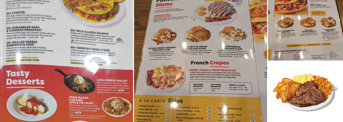 Denny's Menu