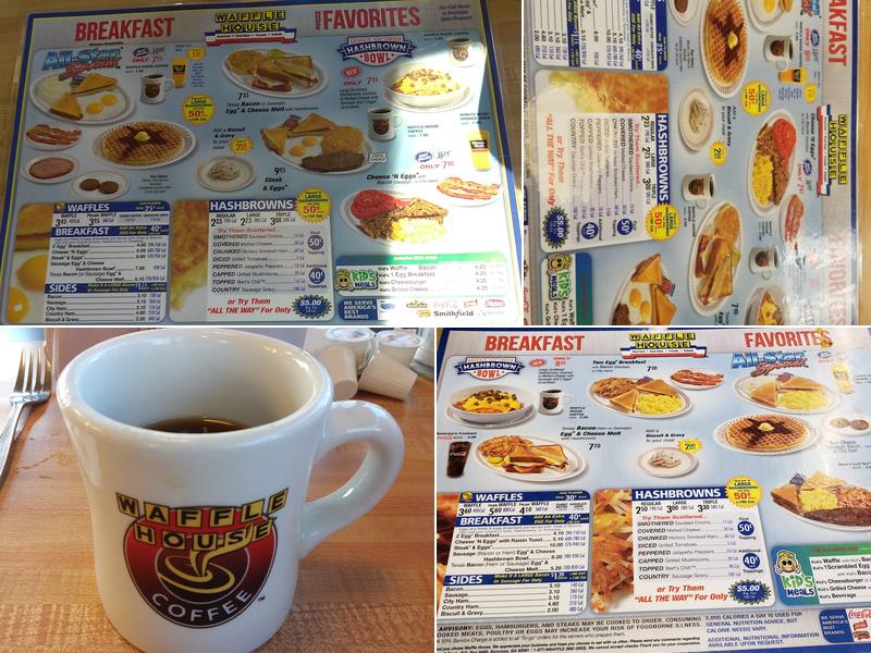 Waffle House Menu