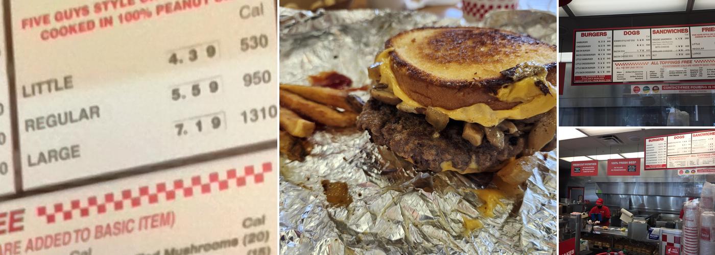 Five Guys Menu