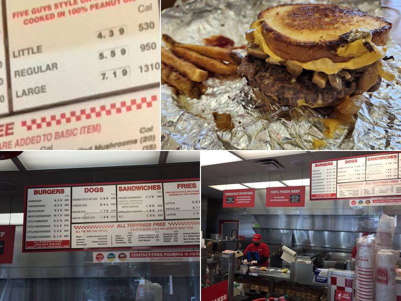 Five Guys Menu