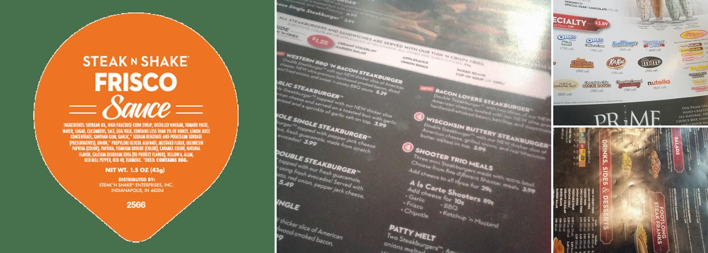 Steak 'n Shake Menu