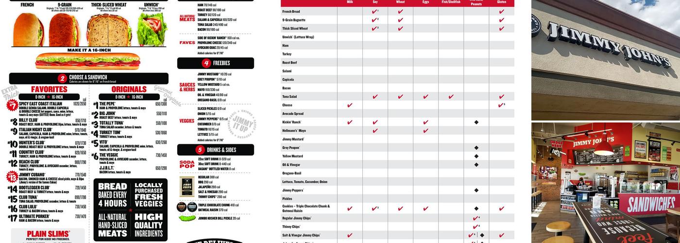 Jimmy John's Menu