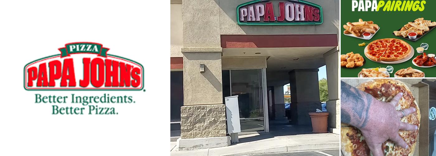 Papa Johns Pizza Menu