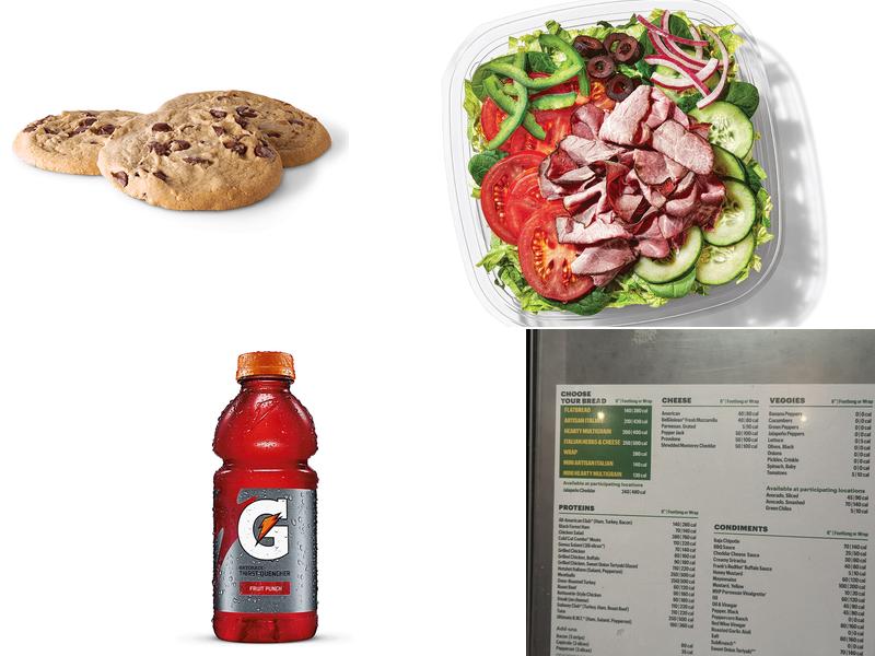 Subway Menu