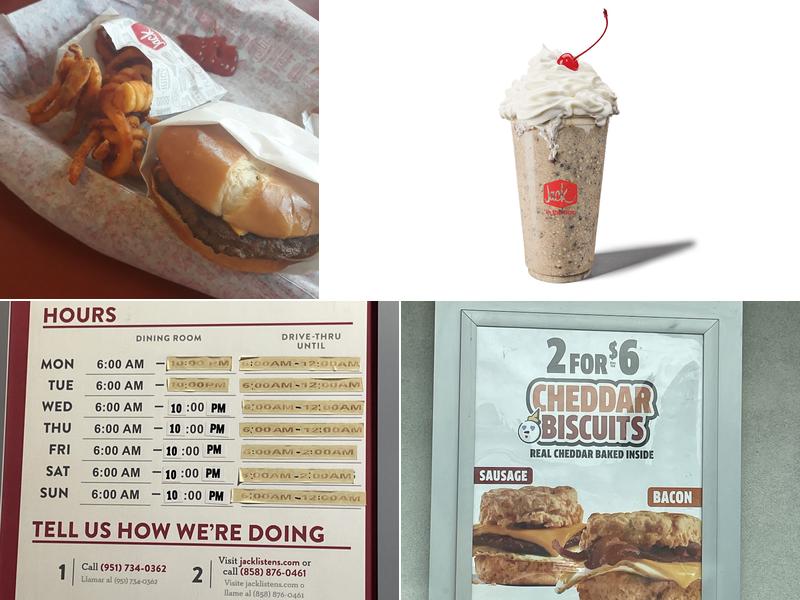 Jack in the Box Menu