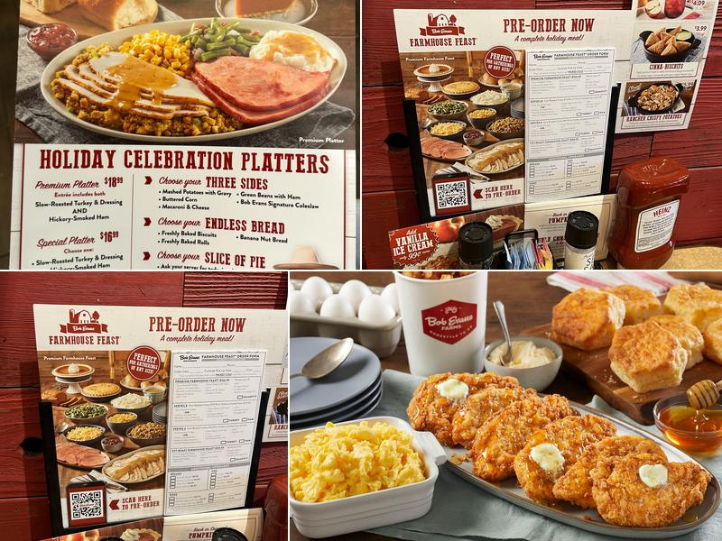 Bob Evans Menu